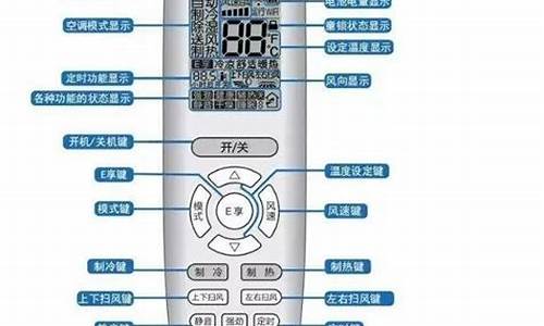 格力中央空调功能按钮图解_格力中央空调功能按钮图解说明书_1