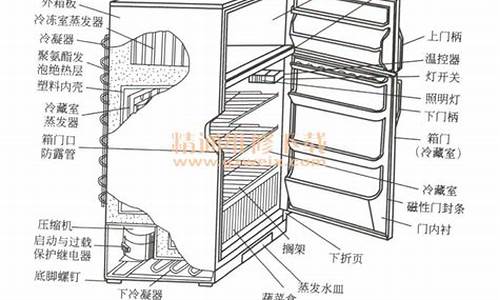 冰箱结构图拆解图冷冻层_冰箱结构图拆解图冷冻层图片