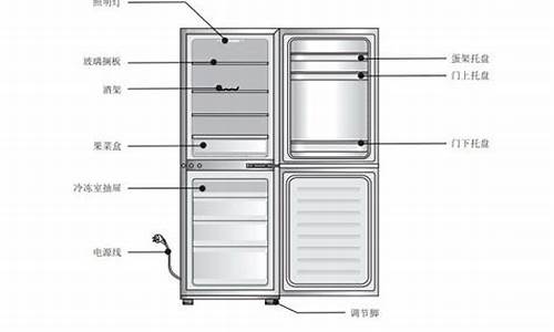 美的冰箱结构图矢量图_美的冰箱结构图矢量图大全