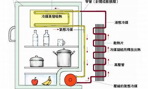 电冰箱制冷原理图如图,简述系统工作原理_电冰箱制冷原理图如图,简述系统工作原理及应用